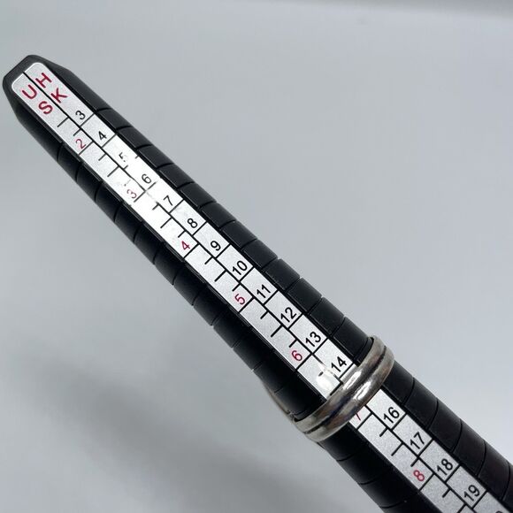 Stunning Buffalo Turquoise Boho Silver Plated Statement Ring Sz 6.75 - Picture 4 of 6